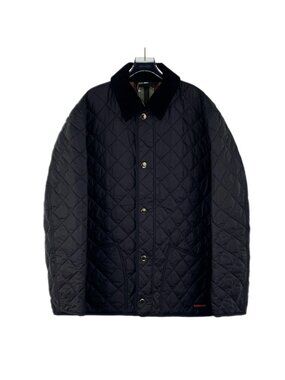Burberry black quilted cotton jacket
